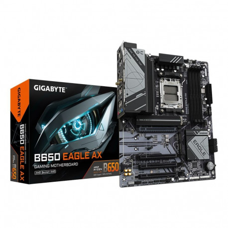 GIGABYTE B650 EAGLE AX Motherboard - AMD Ryzen 9000 Series CPUs, 12+2+2 Phases VRM, up to 7600MHz DD