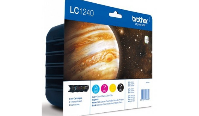 BROTHER VALUE PACK ( LC-1240 BK/C/M/Y )
