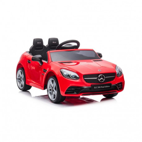 Mercedes elektriauto SLC 300 LED-tuled MP3 kaugjuhtimispult, punane