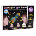 Magiczna Tablica Układanka 3D 276 Elementów Podświetlana