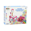 mini projektor stolik tetris 2w1 ükssarvik sinine