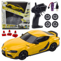 zdaljuhitav RC 4WD kollane driftisportauto vahetatavate ratastega