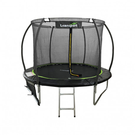 Trampolina LEAN Sport Max 10ft Czarno-Zielona