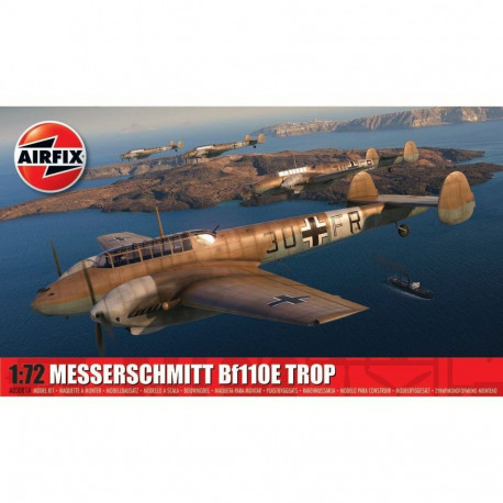 Plastic model Messerschmitt Bf 110E/E-2 Trop 1/72