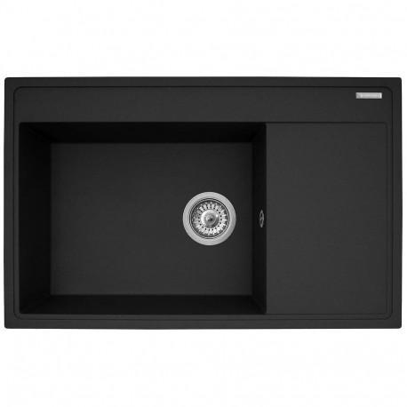 Kitchen Sink - Pyramis Camea 79x50 cm 1B 1D Granite Volcano