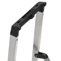 Folding Ladder - Krause Solidy 3 Steps Aluminium Silver
