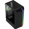 Computer Case - Aerocool Bionic Midi Tower Tempered Glass Black