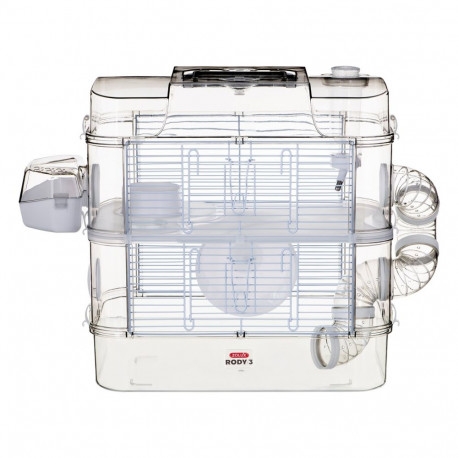 Rodent Cage - Zolux Rody3 Trio, White