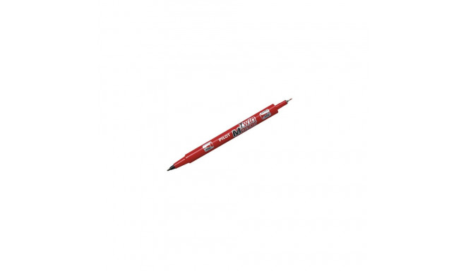 Marker Pilot Twin EF/F punane 2 otsaga joon 0,4 ja 0,5mm, Be Green76,1%
