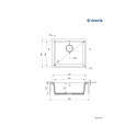 CORDA GRAN SINK 55X46X20 ZQA_N10C BLK