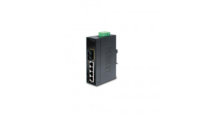 PLANET ISW-511T network switch Unmanaged L2 Fast Ethernet (10/100) Black