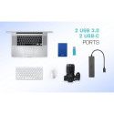 i-tec Metal USB-A/USB-C HUB 2x USB 3.0 + 2x USB-C (10 Gbps)