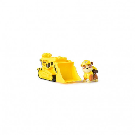 PAW Patrol , Rubble’s Bulldozer Toy Truck with Collectible Action Figure, Sustainably Minded Kids To