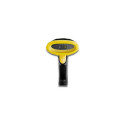 Qoltec 50867 barcode reader Handheld bar code reader 1D/2D Laser Black, Yellow