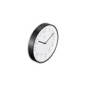 Hama Corsica Quartz clock Round Black, White