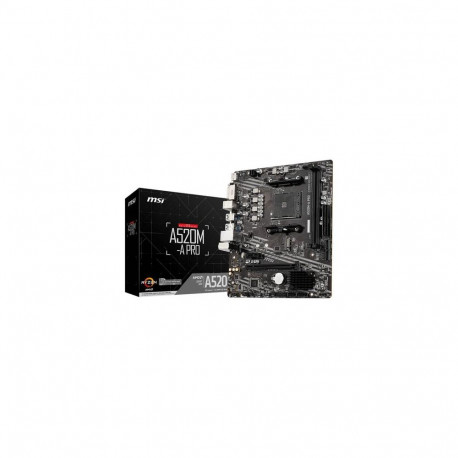 MSI A520M-A PRO motherboard AMD A520 Socket AM4 micro ATX