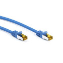 Goobay RJ45 Patch Cord CAT 6A S/FTP (PiMF), 500 MHz, with CAT 7 Raw Cable, blue, 2m