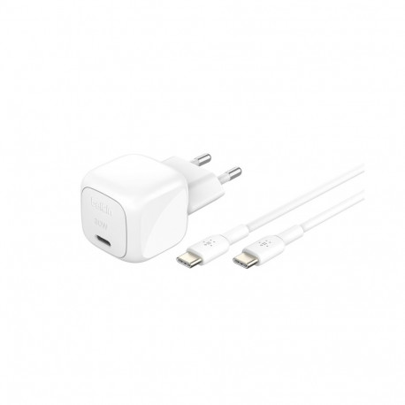Belkin BOOST Charge USB-C/Light. 30W Ch.PD, valge kaabel WCA008kq1MWH-B5