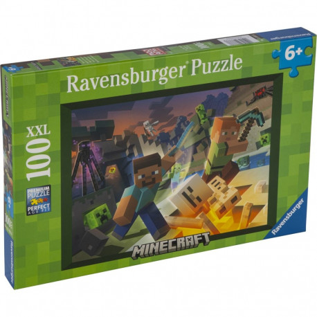 Ravensburger laste pusle Minecraft 100 tükki XXL