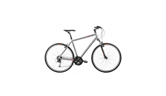 ROMET Orkan 2 M, 28" 21" XL, hall/punane (2022)