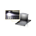 ATEN 8-Port KVM PS/2+USB, OSD, rack, 17" Slideaway LCD