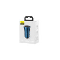 Baseus Car Charger Golden Contactor Pro Fast Type C / USB 40W, PD 3.0, QC 4.0+ SCP, FCP, AFC, Blue (