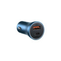 Baseus Car Charger Golden Contactor Pro Fast Type C / USB 40W, PD 3.0, QC 4.0+ SCP, FCP, AFC, Blue (