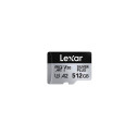 Lexar Professional Silver Plus MicroSDXC 512 GB Class 10 UHS-I/U3 A2 V30 Card (LMSSIPL512G-BNANG)