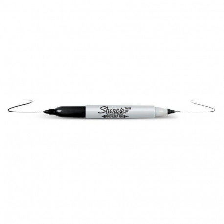 Marker "Sharpie" TWIN TIP black. sp.
