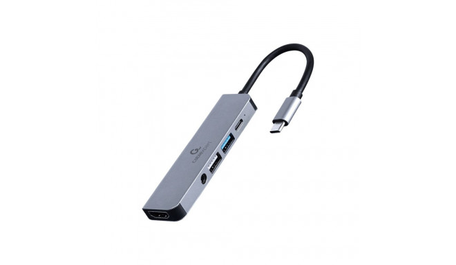 Gembird USB Type-C 5-in-1 hall dokk