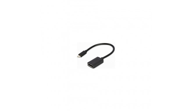 Gembird USB Type-C isane – DisplayPort emane 4K 15 cm must kaabel