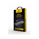 Gembird A-CM-COMBO2-01 USB Type-C 2-ühes mitme pordiga adapter (jaotur + HDMI)