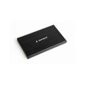 Gembird HDD/SSD korpus 2.5'' SATA jaoks – USB 3.0 harjatud alumiinium must