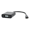 Gembird USB-C to VGA adapter black