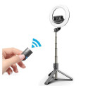 Mocco 4in1 Universal Selfie Stick with 3-tone LED Light / Tripod Stand / Bluetooth Remote Control / 
