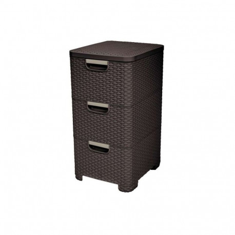 Chest of drawers Style 33x38x60cm dark brown