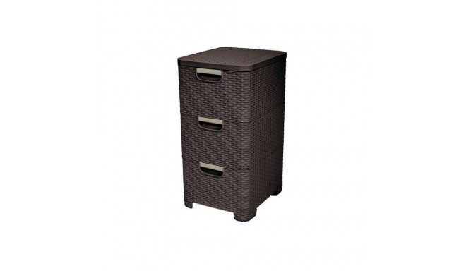 Chest of drawers Style 33x38x60cm dark brown