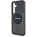 Cas AMG Transparent Rhombs MagSafe for Samsung Galaxy S25 black