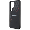 Case AMG kahekordne kiht rombid MagSafe Samsung Galaxy S25 Ultra must/punane