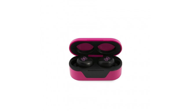Guess GUTWST31EK TWS Bluetooth headphones + magenta docking station