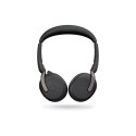 JABRA Evolve2 65 Flex UC Stereo Headset on-ear Bluetooth wireless active noise cancelling USB-A blac