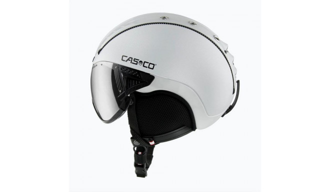 Ski helmet CASCO SP-2 Carbonic Visor valge S52-54