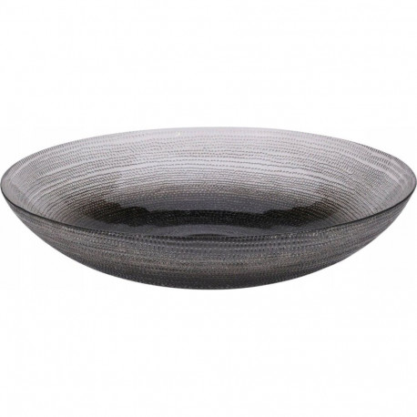 BOWL GLASS DIA 30CM BLACK
