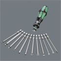 17-piece screwdriver bits with handle in case WERA KK60