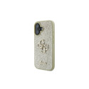 Guess Fixed Glitter Big 4G Case for iPhone 16 Plus - Gold