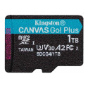 KINGSTON 1TB microSDXC Canvas Go Plus Gen4 200R A2 U3 ühekordne pakend ilma ADP-ta