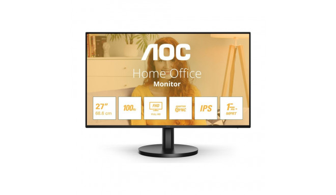AOC 27B3HA2 27inch IPS 1920x1080 16:9 4ms 250cd/m2 HDMI VGA Black