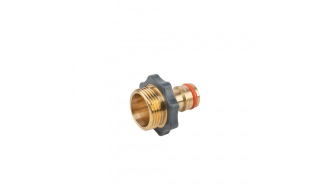 BRASS SOFT tarvikuadapter väliskeermega 3/4", messing
