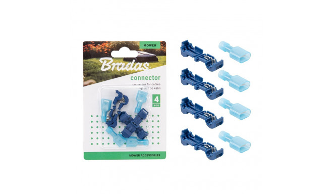 Ühendus kaablite jaoks maksimaalse läbimõõduga 3,4mm SININE