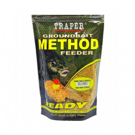 TRAPER Method Feeder Ready Banaan/Vanilje/Šokolaad 750g